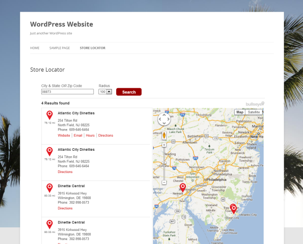 WordPress Store Locator